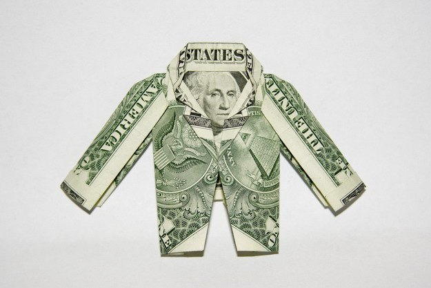 Оригами из мировой валюты