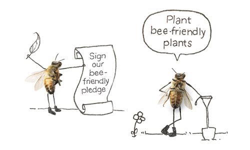 Рекламная кампания "Лондонские пчелы в беде"